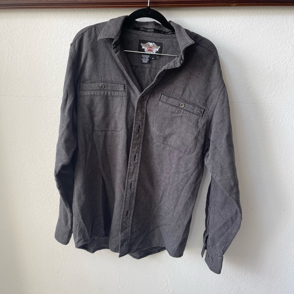 Harley Davidson Button Up